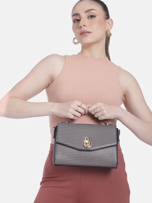 Printed Satchel Bag