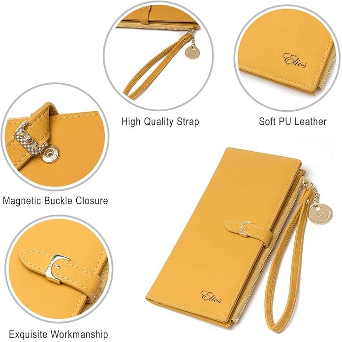 Yellow PU Wallet