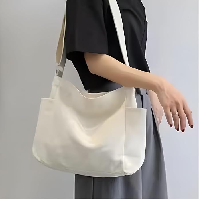 Women's Fortify Style Canvas Tote Bags for Women with Zip