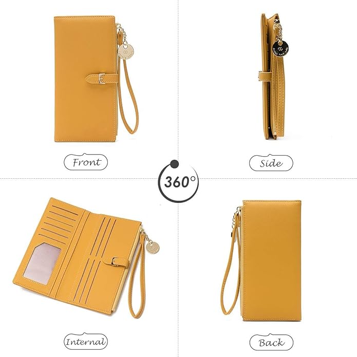 Yellow PU Wallet