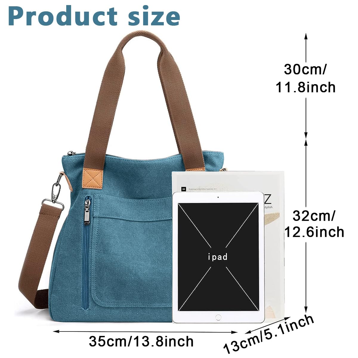 Women's Handbags for Women – Canvas Tote Bag