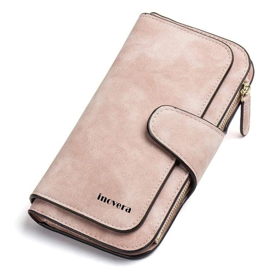 Women's Vegan Leather Tri-Fold Wallet