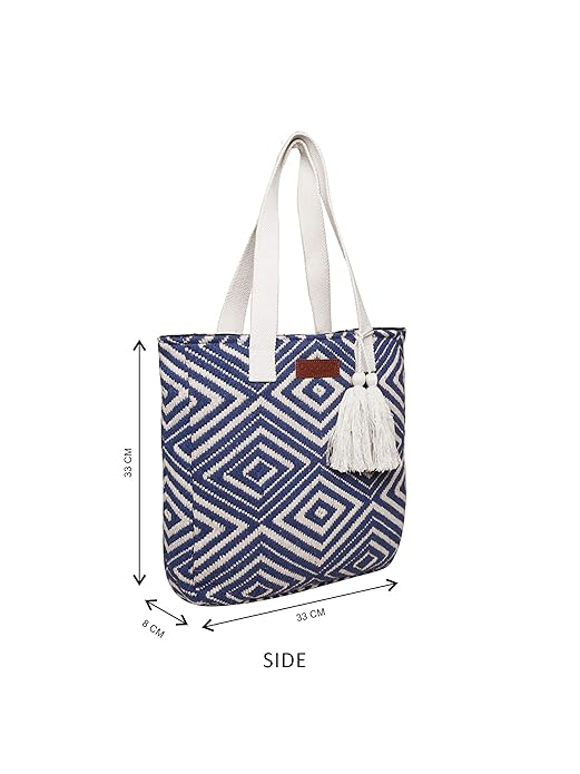 Women  Textured Cotton Tote Bag