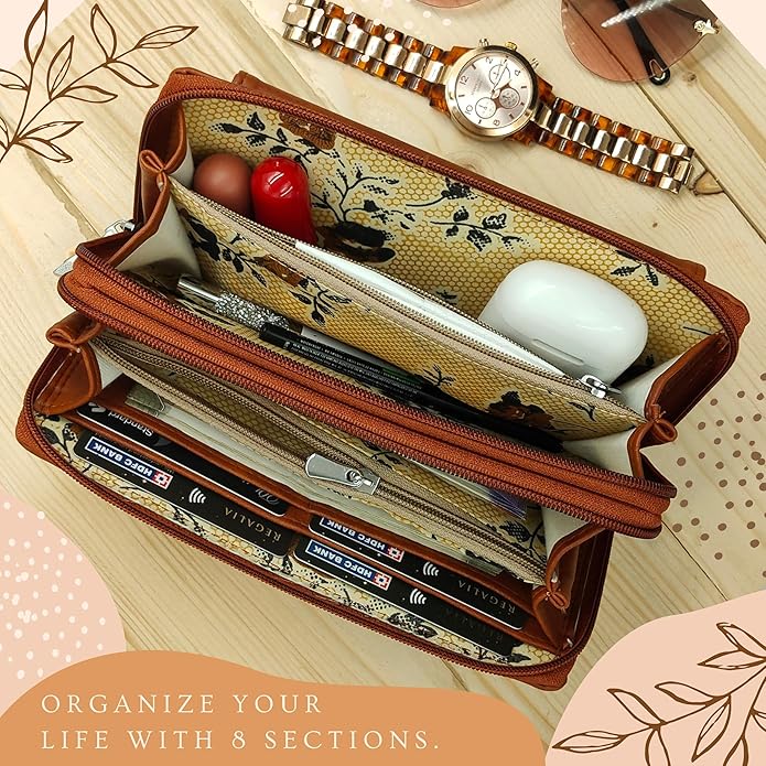 Leather Clutch for Women