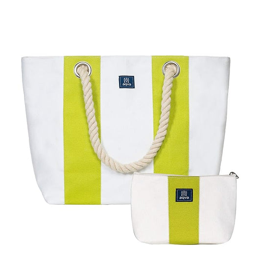 Women's Tote Bag with Zipper Pouch – Stylish & Versatile