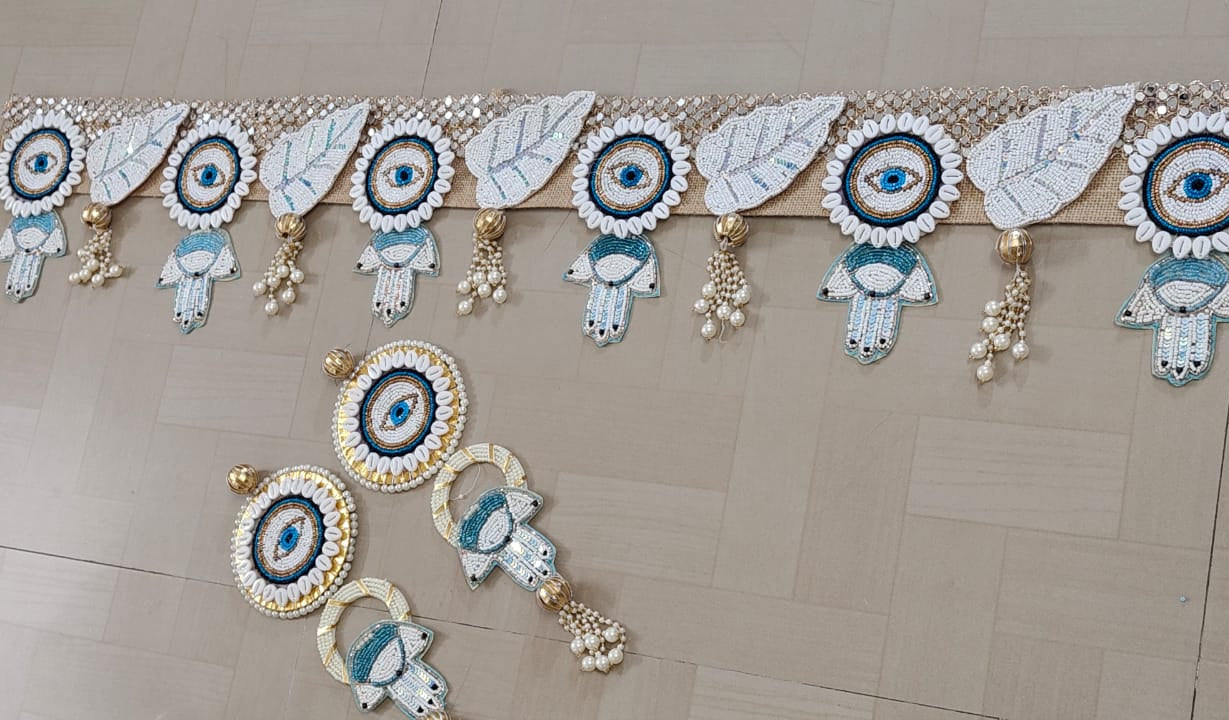 Evil eye Pearl Toran
