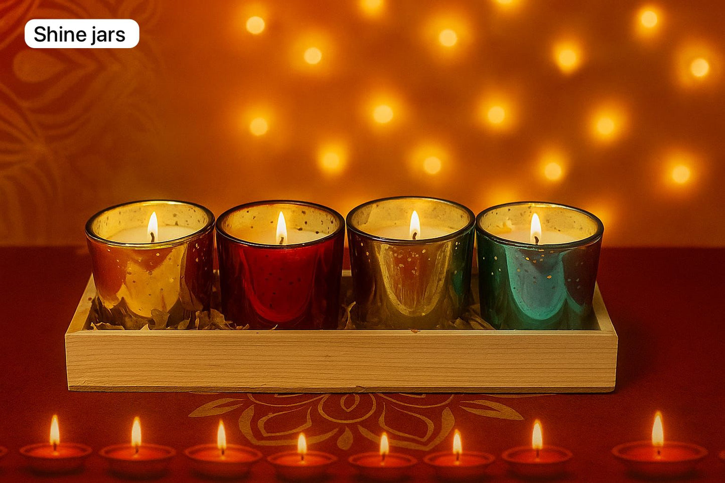 Shine Candle Jars Set of 4