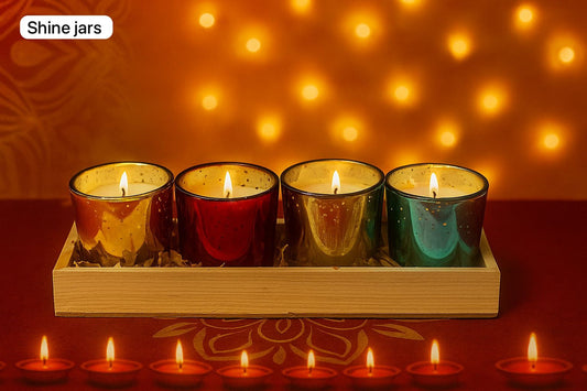 Shine Candle Jars Set of 4